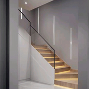 室内家用现代简约农村，不锈钢铝合金钢化玻璃定制楼梯，扶手护栏栏杆
