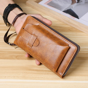 时尚复古男士钱包精致长款大容量，多功能手机包钱包(包钱包)收纳包卡包钱夹