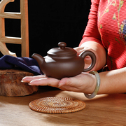 宜兴紫砂西施壶仿古壶茶具 纯手工大号家用过滤 紫砂陶瓷茶壶单壶