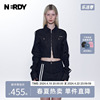 nerdy2023年秋辣妹设计感套装女韩版复古高腰半身裙牛仔外套