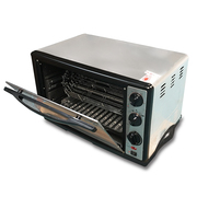 110v伏60hz立式控温电烤箱，烘焙多功能小蛋糕台式蒸箱34升机械式