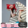 yso酷猫系列连体睡衣女夏季睡裙可爱条纹家居服套装可外穿B