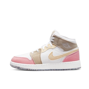 airjordan1midaj1粉白棕冰淇淋环保，中帮篮球鞋dj0338-100