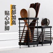 创意不锈钢厨房筷子笼置物架壁挂式筷筒勺子餐具，收纳架家用收纳盒