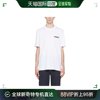 香港直邮潮奢boss波士男士徽标，直筒短袖t恤50471554100white