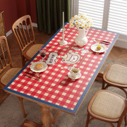 Q弹皮革桌布防水防油免洗长方形家用防烫耐热茶几布pvc餐桌垫台布