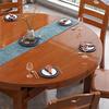 x%实木餐桌椅组合餐桌饭桌吃饭桌子伸缩折叠小户型圆桌方桌1