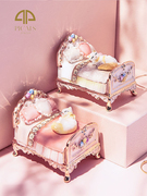 日本Picals欧式家具公主首饰盒闺蜜结婚送女朋友生日礼物桌面摆件