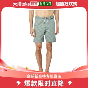 香港直邮潮奢vans男士daily复古格纹18英寸滑板裤
