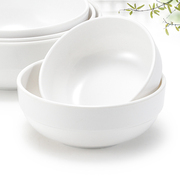 A5密胺碗仿瓷韩式商用大号白色塑料汤碗拉面碗餐厅饭店用饭碗面碗