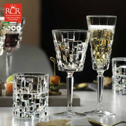 意大利进口rcr无铅水晶玻璃，葡萄酒杯香槟，杯高脚红酒杯威士忌杯