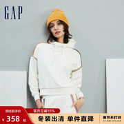 gap女装冬季logo时尚宽松廓形套头卫衣，运动休闲连帽衫840967
