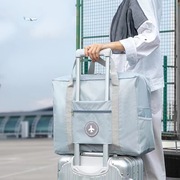 旅行包手提包韩版短途折叠拉杆，待产包大容量，便携行李袋健身包男女(包男女)