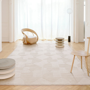 纯色地毯新西兰羊毛北欧侘寂风现代轻奢高端别墅客厅地毯沙发地垫