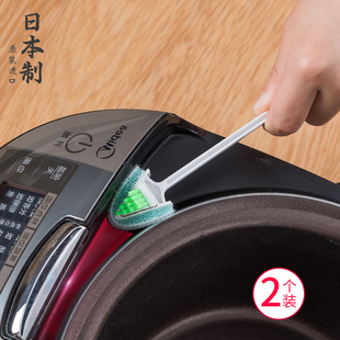 日本进口洗电饭锅专用清洁刷厨房刷电饭煲胶圈神器水槽缝隙小刷子