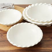 陶瓷碗家用水煮鱼酸菜鱼大碗饭店商用餐具定制圆形汤盆白瓷碗简约