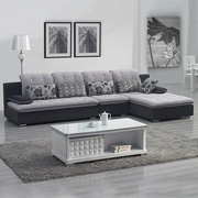 成都家具绒布沙发简约现代布艺，沙发组合可拆洗整装，l型7字小户型