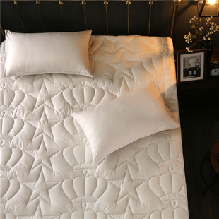 床笠纯棉加厚夹棉全棉床罩席梦思，床垫保护套单件，1.8米床垫套定制