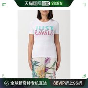 香港直邮潮奢justcavalli就是卡，沃利女士t恤76pahe12cj112