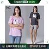 韩国直邮EnC T恤 EnC 雪纺绸材质 袖口 图案细节 短袖 T恤