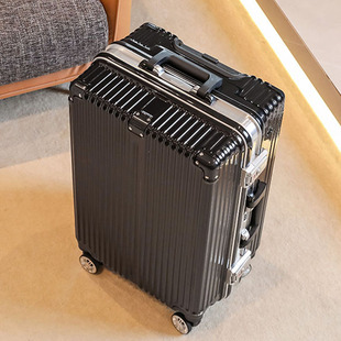 20寸旅行箱时尚行李箱铝框拉杆箱万向轮女男学生24密码皮箱子28寸