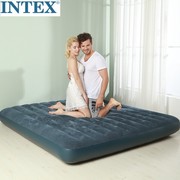 INTEX单层双人加厚植绒充气床垫 耐磨单人野营帐篷气垫床