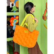 Puui原创设计托特包大容量ins通勤包手提包学生单肩包枕头包