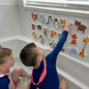 儿童浴室玩具认知字母 eva婴儿宝宝洗澡沐浴戏水墙贴海洋动物拼图