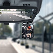汽车内宝宝后视镜后排儿童，安全座椅观察镜加装辅助镜反向盲区镜子
