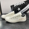 CONVERSE匡威女鞋All Star刺绣花卉低帮碎花帆布鞋自在白A01595C