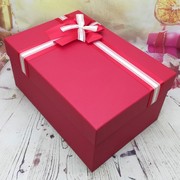 超大号红色盒婚纱西装，礼盒精美伴手礼，生日礼物衬衫包装盒定制