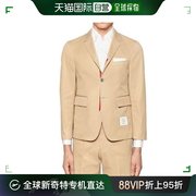 香港直发THOM BROWNE 男士米色棉质斜纹西服上衣 MJU426A 01568 2