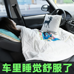 汽车用抱枕车上靠垫枕头被子，两用一对车载车内个性二合一空调毯子