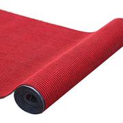 尚美巢品双条纹地垫商用地毯进门地垫门垫宽1.6米整卷长15米深红