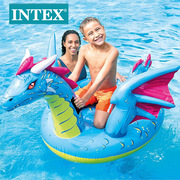 恐龙儿童游泳圈5-6岁以上小孩充气乌龟鸭子水上坐骑浮床戏水玩具