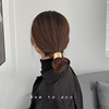 高级感金属发绳韩国简约气质，头绳女网红扎头发橡皮筋马尾发圈头饰