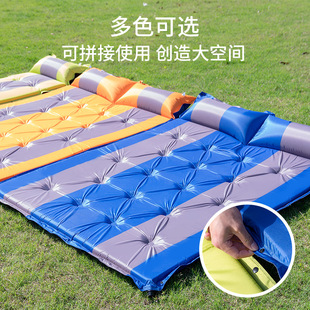 新户外自动充气垫帐篷睡垫便携双人加宽加厚防潮垫子3-4人三