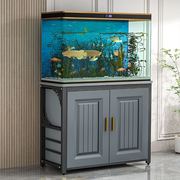 鱼缸底柜鱼缸柜家用客厅中小型水族J箱鱼缸架子龟缸架子鱼缸