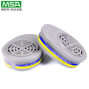 MSA梅思安10120743防毒面具呼吸器滤毒盒GMB滤片防酸性蒸气