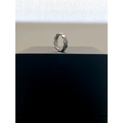 Nior.9S925纯银蛇形戒指女 小众设计感食指指环 冷淡风开口戒指