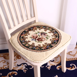 餐椅垫坐垫布艺中式家用可拆洗四季欧式加厚防滑实木餐桌凳子座垫