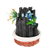 川土活性炭雕工艺品摆件竹炭，除潮木炭除味除甲醛碳创意卧室装饰品
