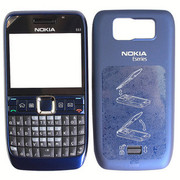 诺基亚NOKIA E63手机外壳 含前壳 键盘 后盖 蓝色