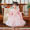 汉服女童连衣裙2025新款裙子儿童公主裙夏季中国风六一表演演出服