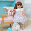 202360厘米仿真娃娃女童可站立可坐大童服装，模特3-6个月长发公