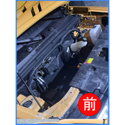 适用宝骏悦也储物盒前机盖加装防护板储物箱前备箱盒汽车配件改装