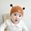 婴幼儿胎帽0到3个月春秋宝宝套头帽E秋冬新生婴儿男女初生帽子可