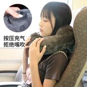 旅行u型枕便携高铁长途飞机护颈脖枕记忆棉颈椎可爱靠枕头可拆洗