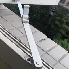 塑钢风撑定位器铝合金窗户限位器平开窗不锈钢滑撑杆支架