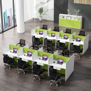 职员电销办公桌组合单人办公室桌椅简约工位桌员工屏风卡座定制桌